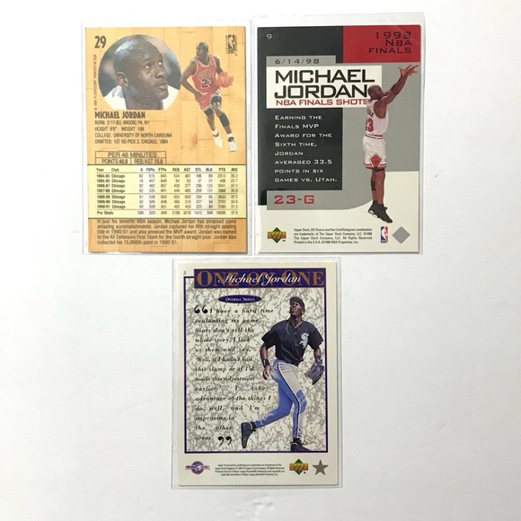 Michael Jordan Panini NBA Basketball Card Lot (3) - Picture 5 of 5